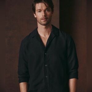 Banana Republic black  Button-Up Shirt